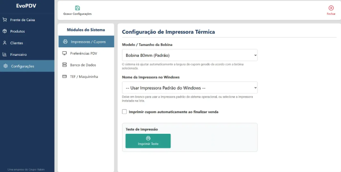 Cadastro de Clientes